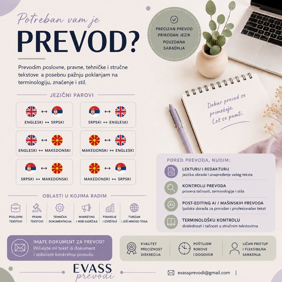 PREVOĐENJE – ENGLESKI/SRPSKI/MAKEDONSKI