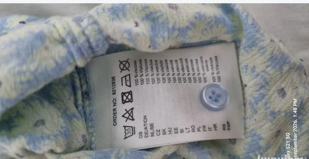 Maxiblue letnja viskozna bluza sa resicama 50 (3XL/4XL)