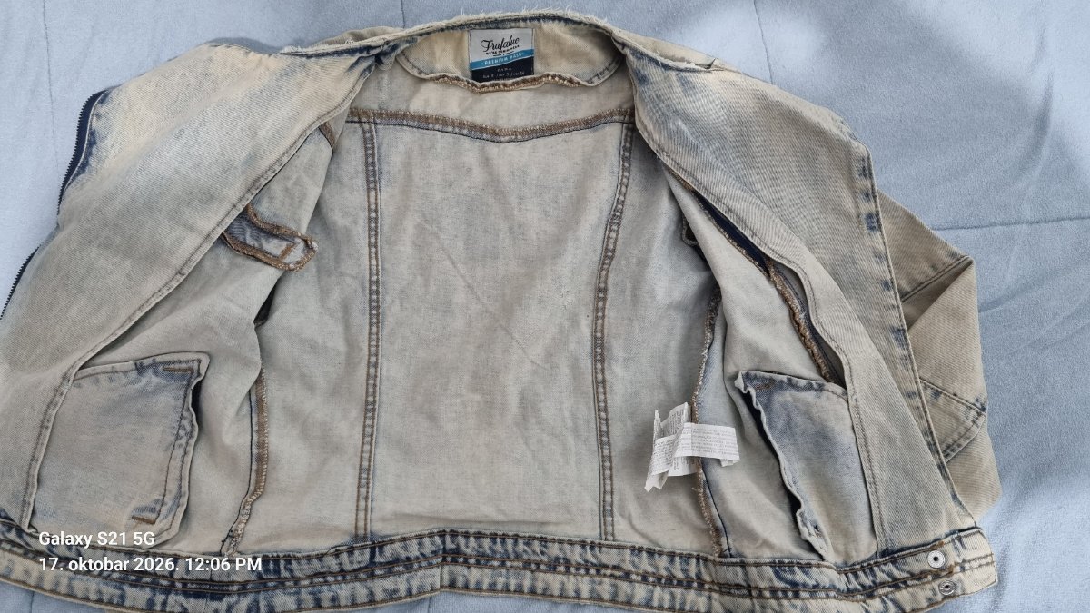 ZARA,Trafaluc teksas jakna S