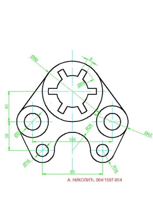 AUTOCAD - Auto CAD ČASOVI I IZRADA CRTEŽA