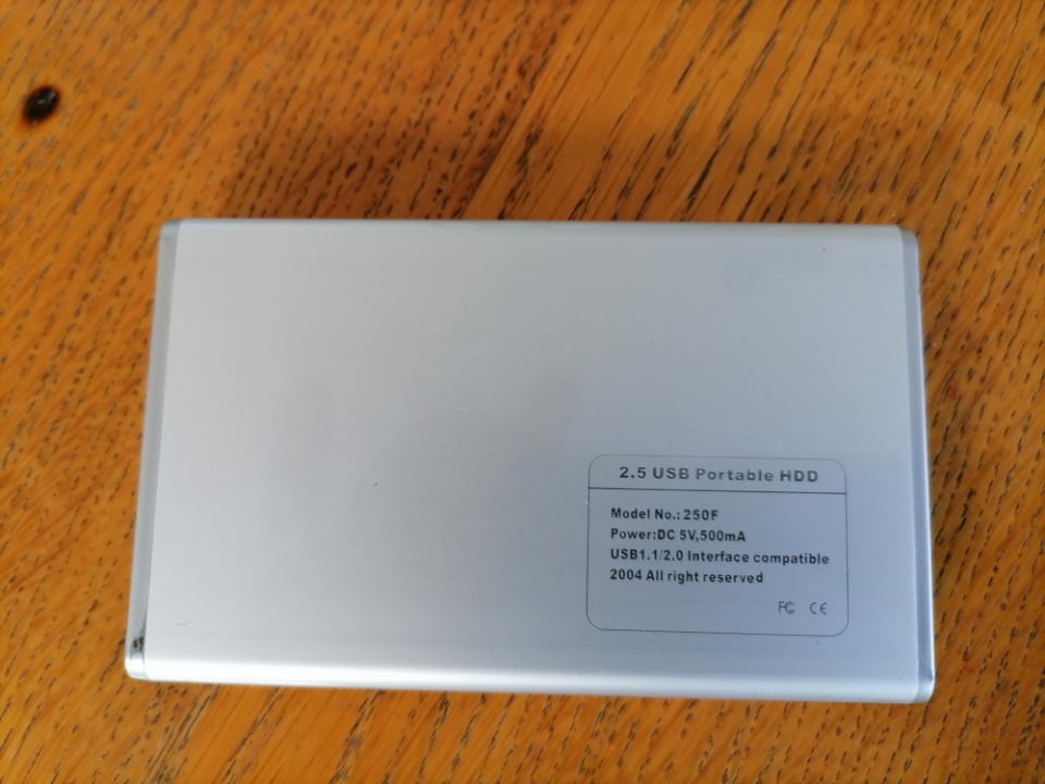 Mobile HDD usb 2,5 portable