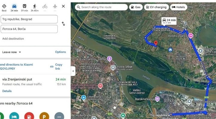 Plac sa kucom Beograd-Borca